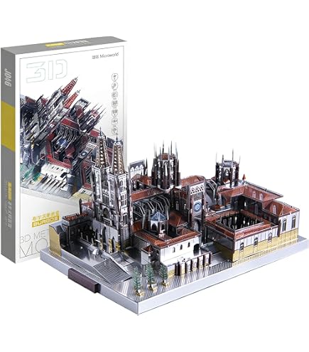 Amazon.com: Microworld 3D Metal Puzzle Model Kits, Italy Milan